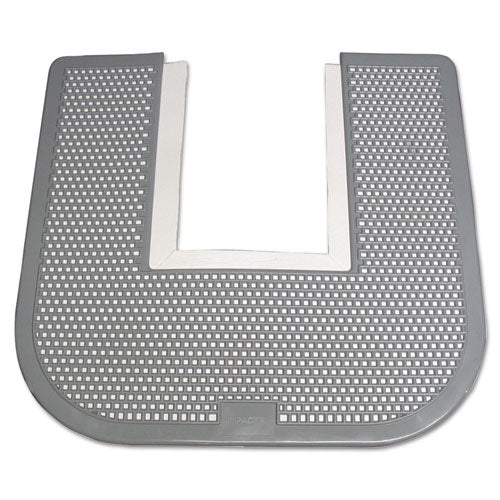 175292 Impact® Disposable Toilet Floor Mat, Nonslip, Orchard Zing Scent, 23 x 21.63, Gray, 6/Carton - Image 1