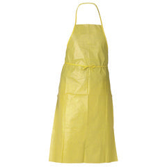 KleenGuard™ A70 Chemical Spray Protection Aprons, Polyethylene-Coated Fabric, One Size Fits Most, Yellow, 100/Carton