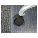 Master Caster® Duet Dual Wheels, Grip Ring Type C Stem, 2" Soft Polyurethane Wheel, Matte Black, 5/Set - Image 2