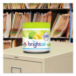 BRIGHT Air® Super Odor Eliminator, Zesty Lemon and Lime, 14 oz Jar, 6/Carton - Image 2