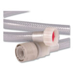 Boardwalk® PDC Hose Kit, 0.5" Hose Diameter, 0.5" x 6 ft, Clear/Green - Image 2