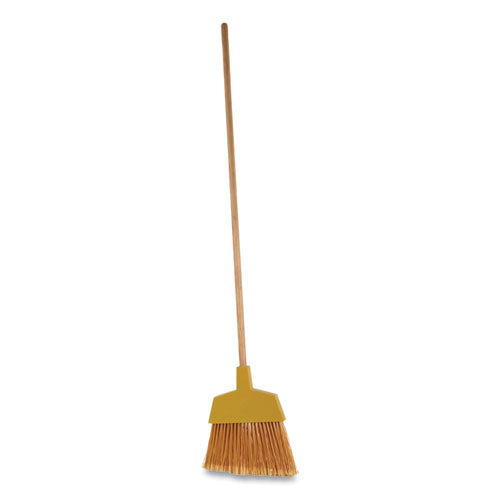image_4e1057a9-5e25-4b2b-8a1d-075d7e9f4e37 Boardwalk® Angler Broom, 53" Handle, Yellow - Image 1