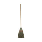 Boardwalk® Maid Broom, Plastic Bristles, 54" Overall Length, Dozen