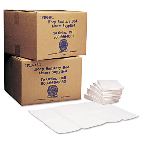 image_c1503908-9dc4-4083-88f7-a890b0619b7c Koala KareĀ® Baby Changing Station Sanitary Bed Liners, 13 x 19, White, 500/Carton - Image 1