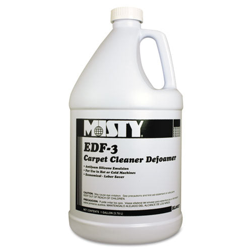 image_ef5214f1-6b93-4580-a475-3d46a99b6247 Misty® EDF-3 Carpet Cleaner Defoamer, 1 gal Bottle, 4/Carton - Image 1